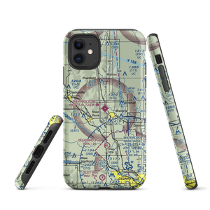 Waverly Municipal Airport (C25) VFR Sectional  Tough iPhone Case