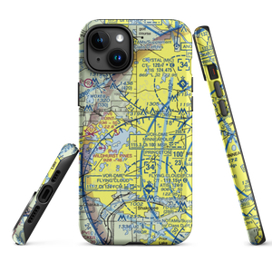 Wayzata Bay Landing Seaplane Base (MN37) VFR Sectional  Tough iPhone Case