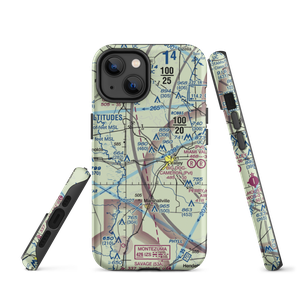 Webb & Shepard Farm Airport (US-0023) VFR Sectional  Tough iPhone Case