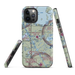 Webb Lake Airport (MN00) VFR Sectional  Tough iPhone Case