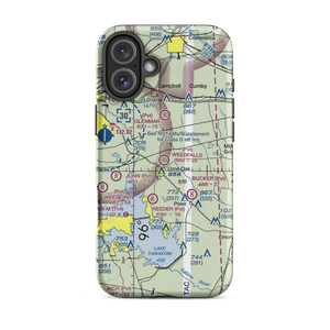 Weedfalls Airport (XA45) VFR Sectional  Tough iPhone Case