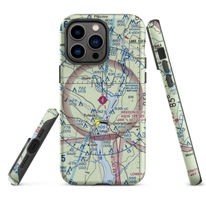 Weedon Field (EUF) VFR Sectional  Tough iPhone Case