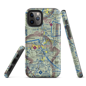 Weirton - Steubenville Seaplane Base (WV42) VFR Sectional  Tough iPhone Case