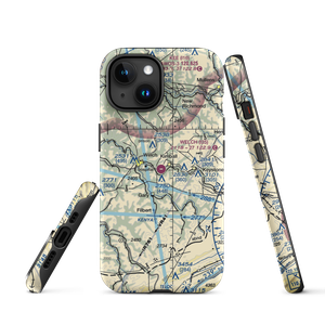 Welch Municipal Airport (I25) VFR Sectional  Tough iPhone Case