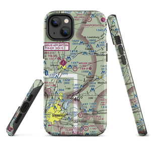 Weller Airport (38I) VFR Sectional  Tough iPhone Case