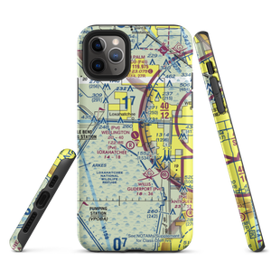 Wellington Aero Club Airport (FD38) VFR Sectional  Tough iPhone Case