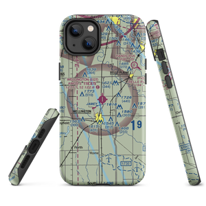 Wellington Municipal Airport (EGT) VFR Sectional  Tough iPhone Case