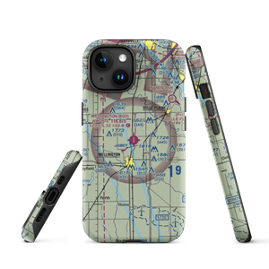 Wellington Municipal Airport (EGT) VFR Sectional  Tough iPhone Case