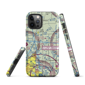 Wells Airport (35C) VFR Sectional  Tough iPhone Case