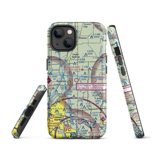 Wells Airport (35C) VFR Sectional  Tough iPhone Case