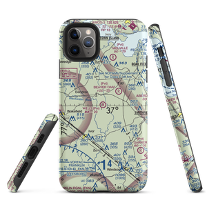 Wells Airport (VA56) VFR Sectional  Tough iPhone Case