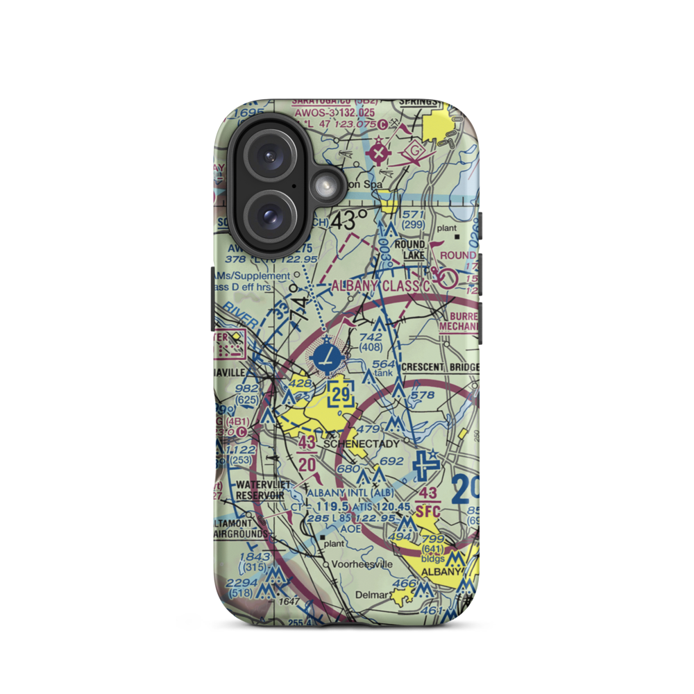 Wells Seaplane Base (94D) VFR Sectional  Tough iPhone Case iPhone 16 model shown
