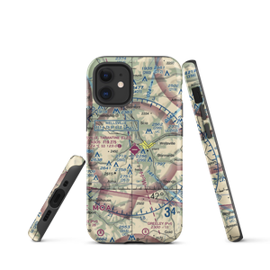 Wellsville Municipal Arpt,Tarantine Field (ELZ) VFR Sectional  Tough iPhone Case