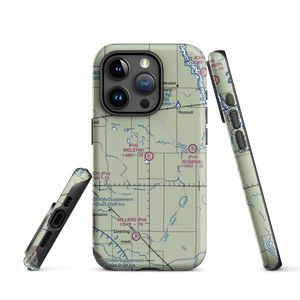 Welstad Farms Airstrip (NA73) VFR Sectional  Tough iPhone Case