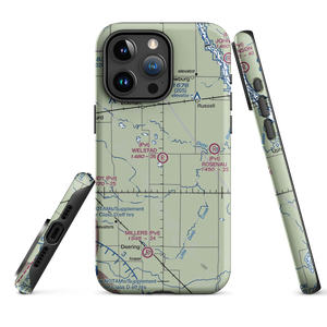 Welstad Farms Airstrip (NA73) VFR Sectional  Tough iPhone Case