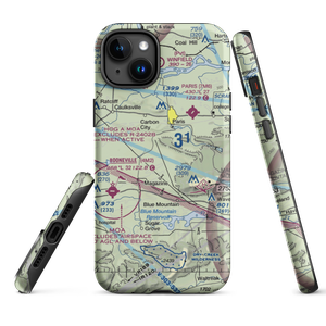 Wesson-Davis Field (AR19) VFR Sectional  Tough iPhone Case