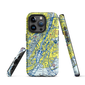 West 30th St. Heliport (JRA) VFR Sectional  Tough iPhone Case
