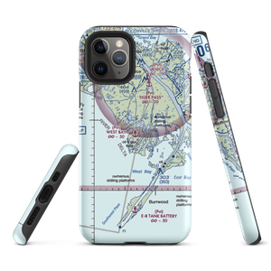 West Bay Seaplane Base (LA98) VFR Sectional  Tough iPhone Case