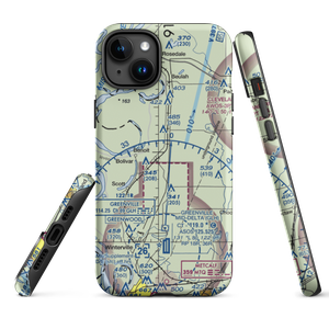 West Bolivar Flying Service Airport (MS37) VFR Sectional  Tough iPhone Case