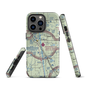 West Branch Community Airport (Y31) VFR Sectional  Tough iPhone Case