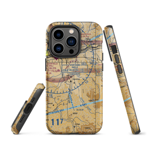 West Divide Airport (2CD4) VFR Sectional  Tough iPhone Case