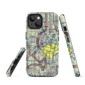 West Fargo Municipal Airport (D54) VFR Sectional  Tough iPhone Case