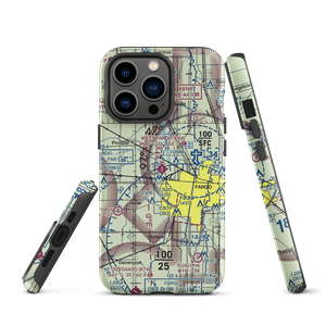 West Fargo Municipal Airport (D54) VFR Sectional  Tough iPhone Case