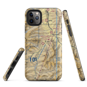 West Fork Lodge Airport (4U7) VFR Sectional  Tough iPhone Case