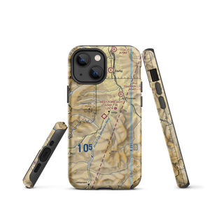 West Fork Lodge Airport (4U7) VFR Sectional  Tough iPhone Case