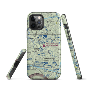 West Liberty Airport (9I3) VFR Sectional  Tough iPhone Case