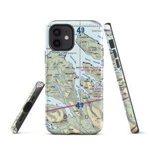 West Point Village Seaplane Base (KWP) VFR Sectional  Tough iPhone Case