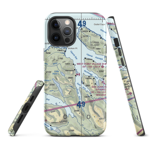 West Point Village Seaplane Base (KWP) VFR Sectional  Tough iPhone Case