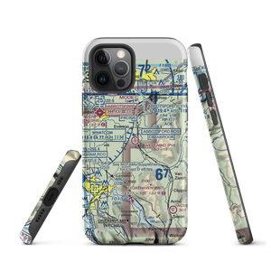 West Wind Airport (7WA3) VFR Sectional  Tough iPhone Case