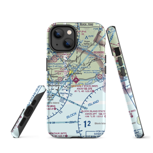 Westerly State Airport (WST) VFR Sectional  Tough iPhone Case