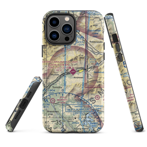 Western Carolina Regional Airport (RHP) VFR Sectional  Tough iPhone Case