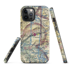 Western Carolina Regional Airport (RHP) VFR Sectional  Tough iPhone Case