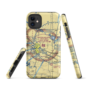 Western Neb. Rgnl/William B. Heilig Airport (BFF) VFR Sectional  Tough iPhone Case