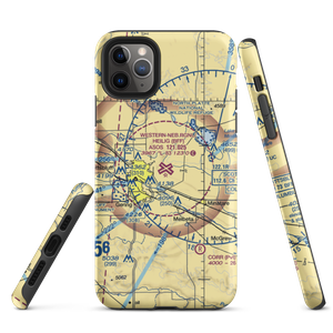 Western Neb. Rgnl/William B. Heilig Airport (BFF) VFR Sectional  Tough iPhone Case