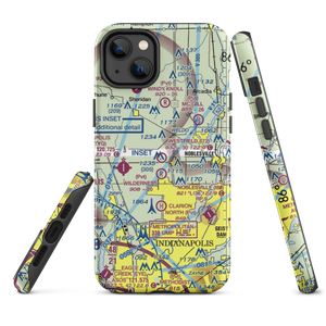 Westfield Airport (I72) VFR Sectional  Tough iPhone Case