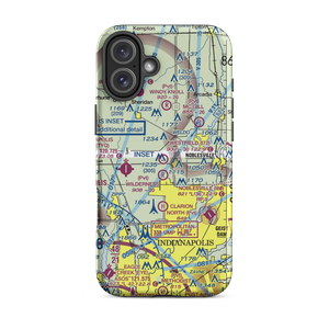 Westfield Airport (I72) VFR Sectional  Tough iPhone Case