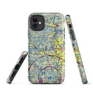 Westfield-Barnes Regional Airport (BAF) VFR Sectional  Tough iPhone Case