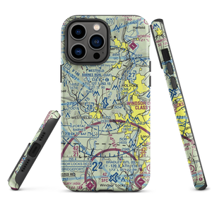 Westfield-Barnes Regional Airport (BAF) VFR Sectional  Tough iPhone Case