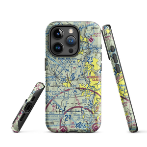 Westfield-Barnes Regional Airport (BAF) VFR Sectional  Tough iPhone Case