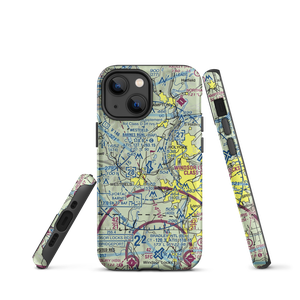 Westfield-Barnes Regional Airport (BAF) VFR Sectional  Tough iPhone Case