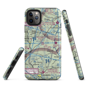 Westford Airstrip (CT74) VFR Sectional  Tough iPhone Case