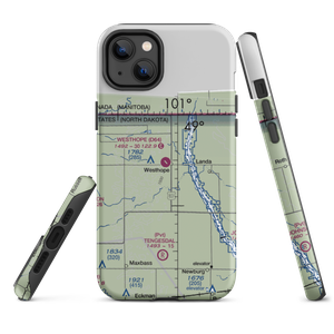 Westhope Municipal Airport (D64) VFR Sectional  Tough iPhone Case