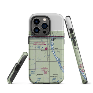 Westhope Municipal Airport (D64) VFR Sectional  Tough iPhone Case