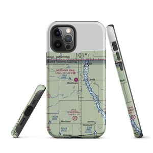Westhope Municipal Airport (D64) VFR Sectional  Tough iPhone Case