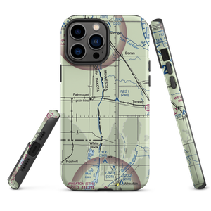 Wetherbee Farm Airport (1MN0) VFR Sectional  Tough iPhone Case