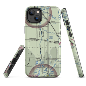 Wetherbee Farm Airport (1MN0) VFR Sectional  Tough iPhone Case
